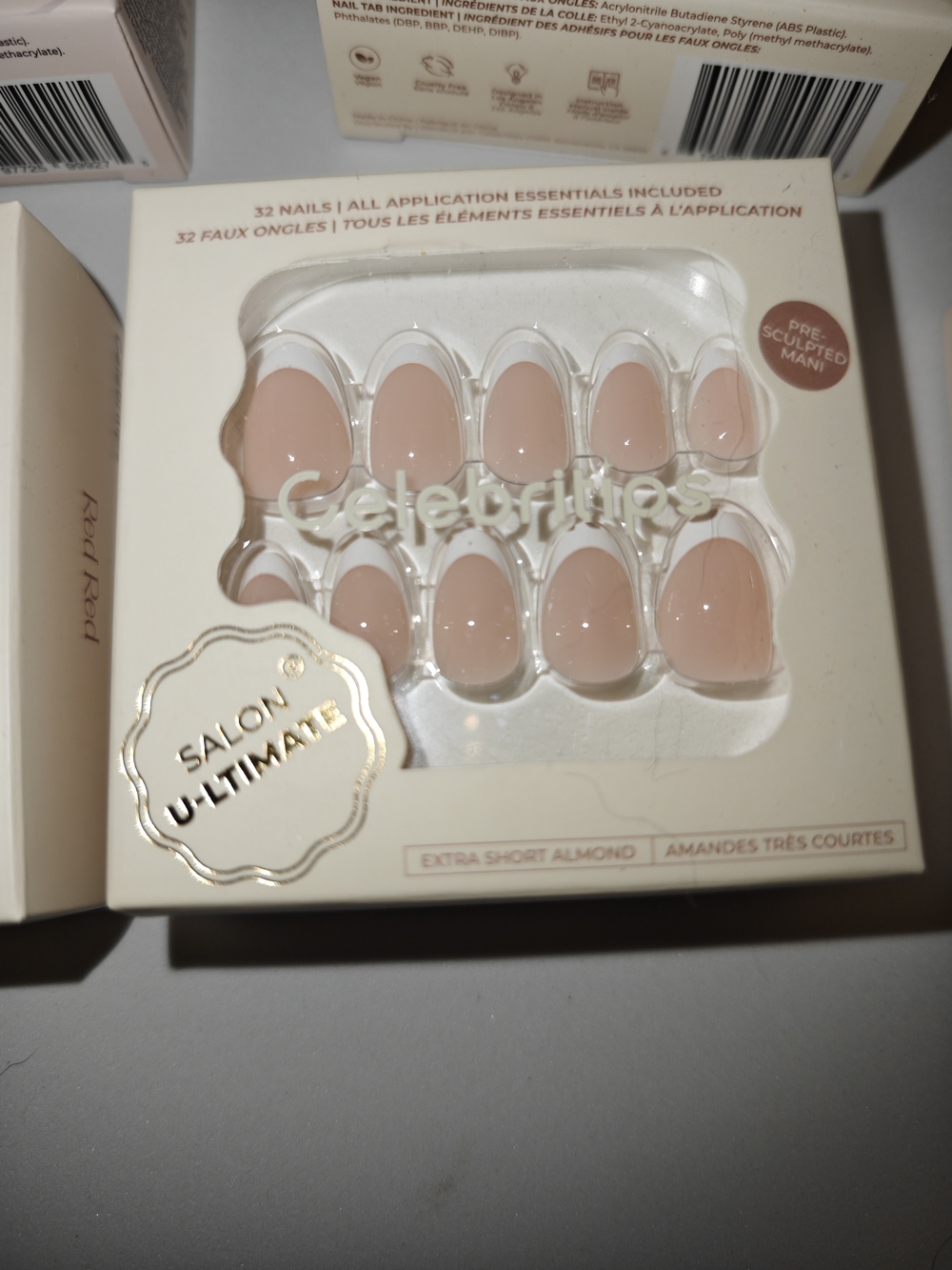 Celebritips  Extra Short Almond Nude Pink Fench Women Shoes